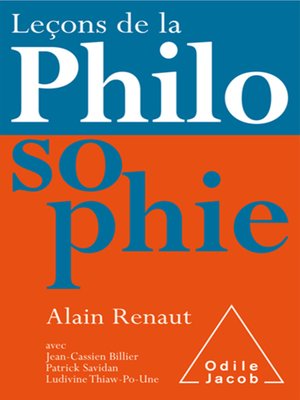 cover image of Leçons de la philosophie